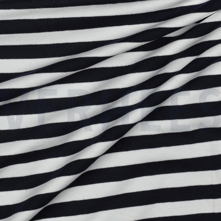 JERSEY GARENGEVERFD STREPEN MARINEBLAUW (hover)