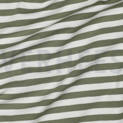 JERSEY GARENGEVERFD STREPEN ZACHTGROEN (hover)