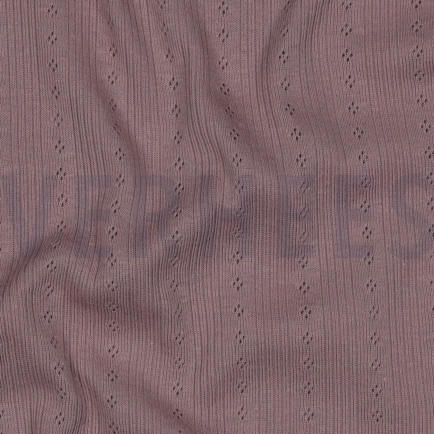 FEINSTRICKJERSEY AJOUR MAUVE (hover)