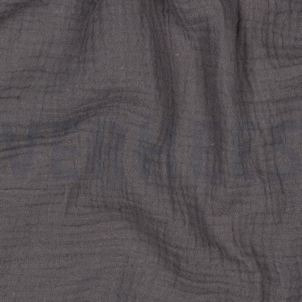 DOUBLE GAUZE GOTS DARK GREY (hover)