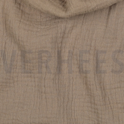 DOUBLE GAUZE GOTS TAUPE (hover)