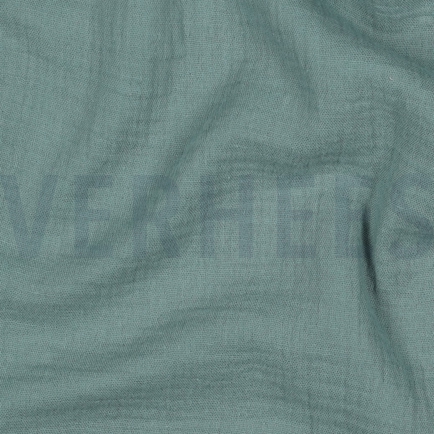 DOUBLE GAUZE GOTS DARK NILE (hover)