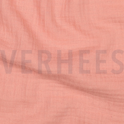 DOUBLE GAUZE GOTS SALMON (hover)