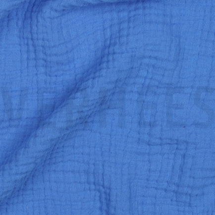 DOUBLE GAUZE GOTS ROYAL BLUE (hover)