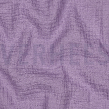DOUBLE GAUZE GOTS DARK LILAC (hover)