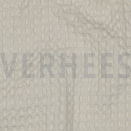 COTON NID D'ABEILLE GRAND ÉCRU (hover)