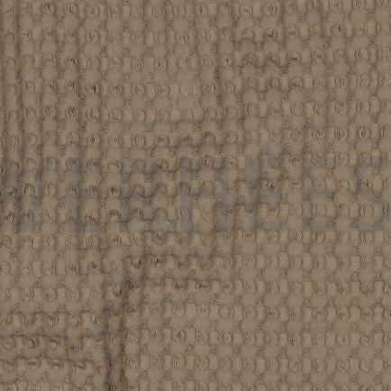 COTON NID D'ABEILLE GRAND TAUPE (hover)