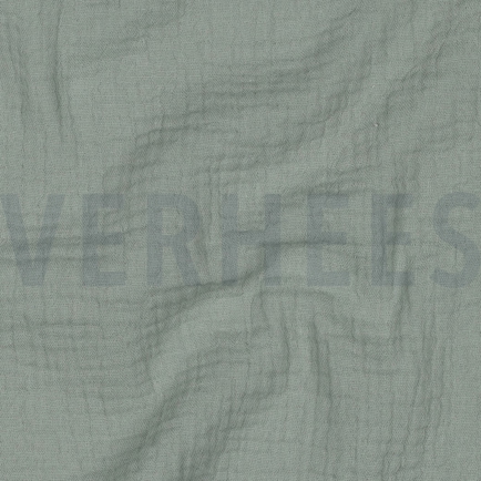 DOUBLE GAZE DE COTON 160CM VERT (hover)