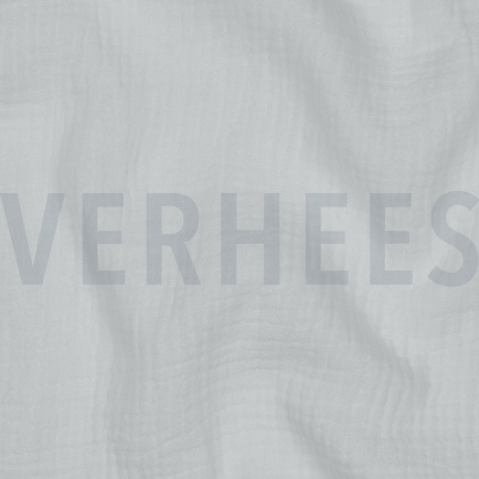 DOUBLE GAZE DE COTON 160CM BLANC (hover)