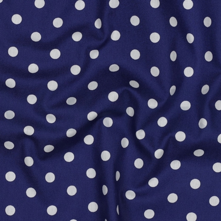 POPLIN DOTS COBALT (hover)
