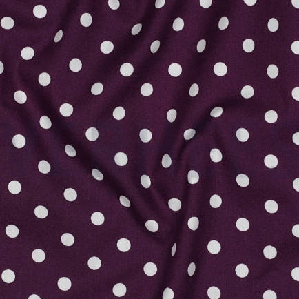 POPLIN DOTS PURPLE (hover)