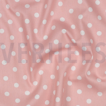 POPLIN DOTS OLD ROSE (hover)
