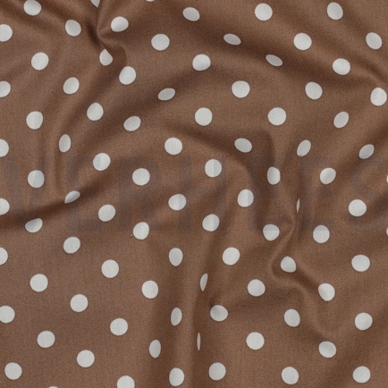 POPLIN DOTS TAUPE (hover)