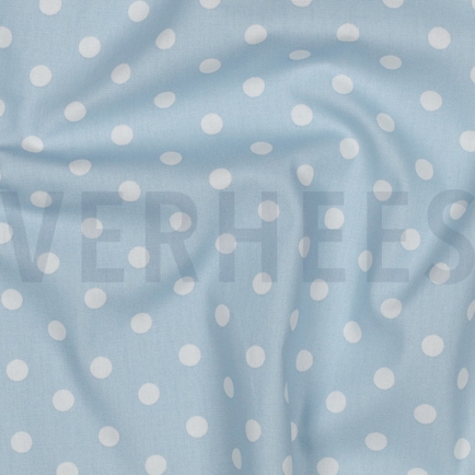 POPLIN DOTS LIGHT BLUE (hover)