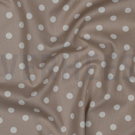 POPLIN DOTS SAND (hover)