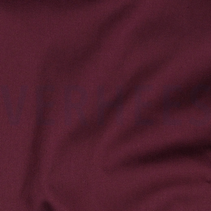 COTTON SATIN STRETCH AUBERGINE (hover)