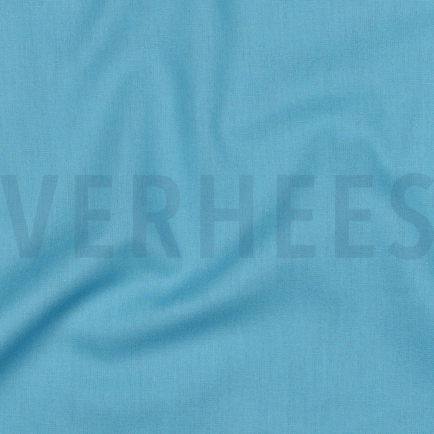 BAUMWOLLE POPELINE HIMMELBLAU (hover)