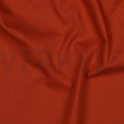 BAUMWOLLE POPELINE TERRACOTTA (hover)