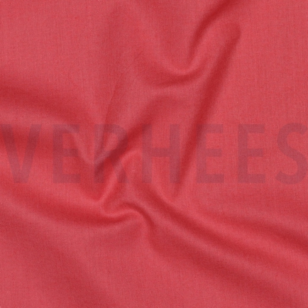 BAUMWOLLE POPELINE DUNKELKORALLE (hover)