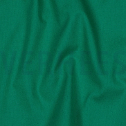 BAUMWOLLE POPELINE SMARAGDGRÜN (hover)