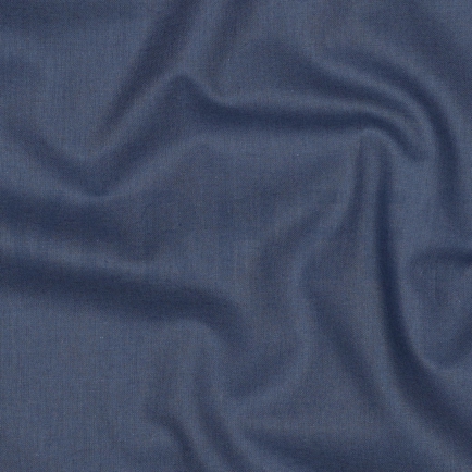 BAUMWOLLE POPELINE JEANSBLAU (hover)