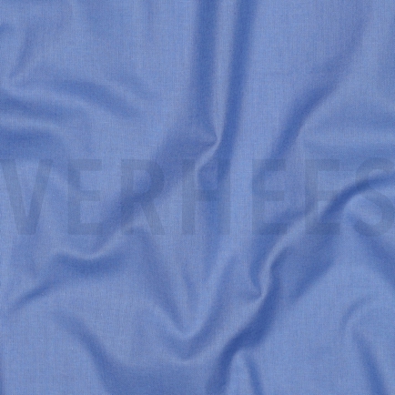 BAUMWOLLE POPELINE DUNKEL HIMMELBLAU (hover)