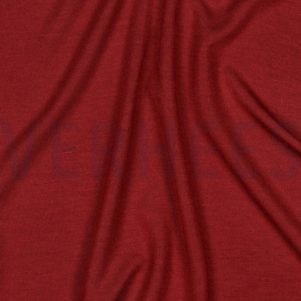 TENCEL™ MODAL JERSEY DARK RED (hover)