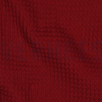 COTTON WAFFLE BORDEAUX (hover)