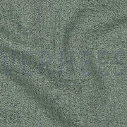 TRIPLE GAUZE GOTS OLD GREEN (hover)