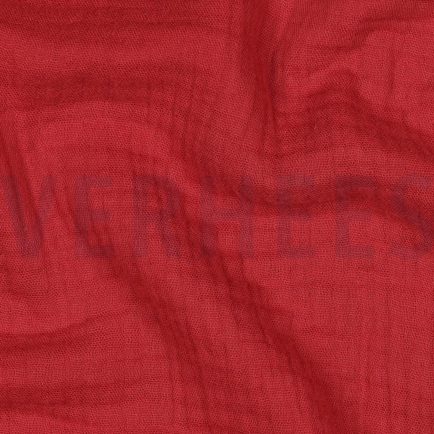 TRIPLE GAUZE GOTS ROUGE (hover)