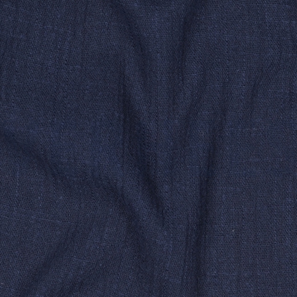 COTON SLUB LAVÉ BLEU MARINE (hover)