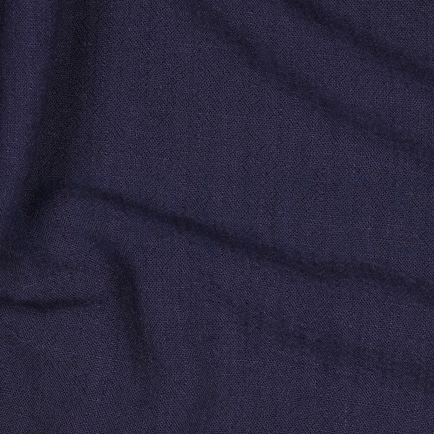 LIN VISCOSE LAVÉ BLEU MARINE (hover)