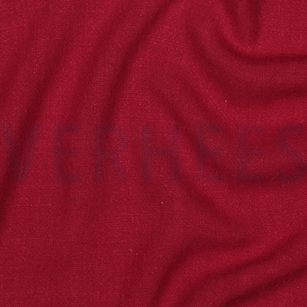 LIN VISCOSE LAVÉ ROUGE FONCÉ (hover)