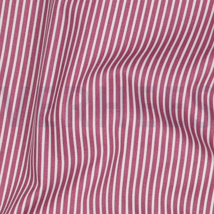 POPELINE DE COTON RAYURE MAUVE (hover)