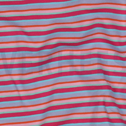 COTTON JERSEY YARN DYED STRIPES MULTICOLOUR (hover)