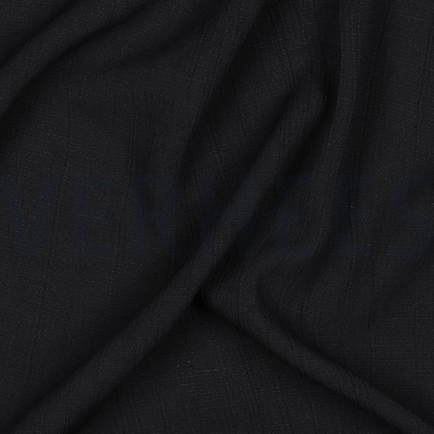 LINNEN VISCOSE KRINKEL ZWART (hover)