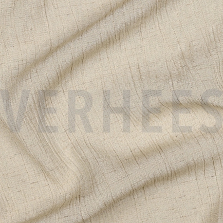LINNEN VISCOSE KRINKEL BEIGE (hover)