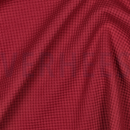 WAFFLE JERSEY GOTS BORDEAUX (hover)