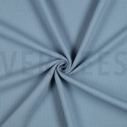 JERSEY GAUFRÉ GOTS BLEU OMBRÉ (hover)