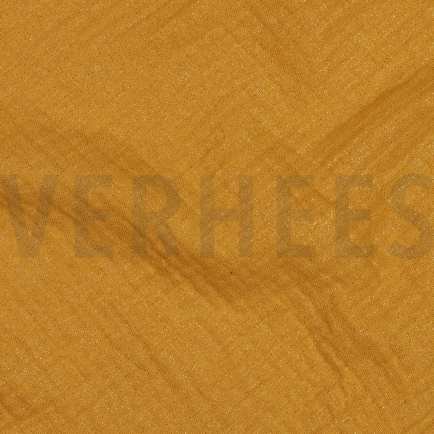DOUBLE GAZE DE COTON FOIL OCRE (hover)