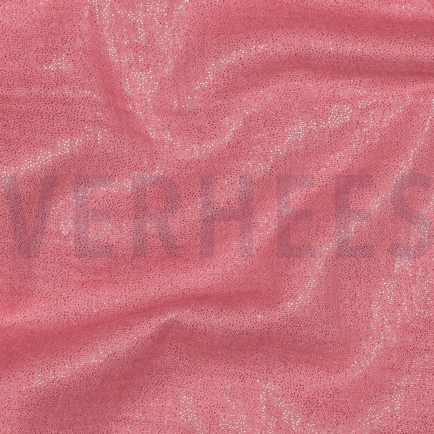 DOUBLE GAZE DE COTON FOIL MAUVE (hover)