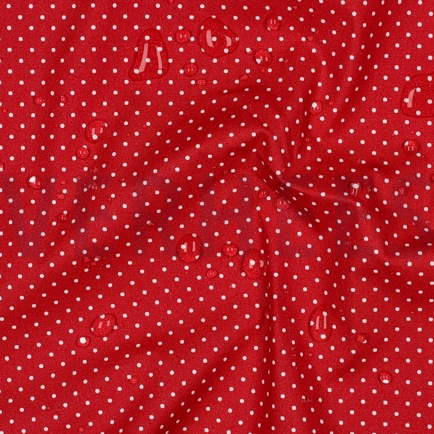 COTON ENDUIT PETITS POIS ROUGE (hover)
