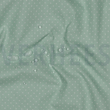 COTON ENDUIT PETITS POIS MENTHE (hover)