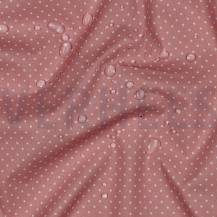 COTON ENDUIT PETITS POIS ROSE ANCIEN (hover)
