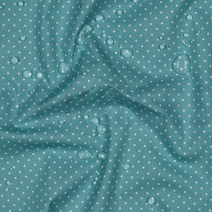 COTON ENDUIT PETITS POIS VERT ANCIEN (hover)