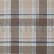 LINEN VISCOSE YARN DYED CHECKS TAUPE (thumbnail)
