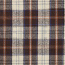 BRUSHED YARN DYED CHECKS BROWN (thumbnail)