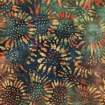 UNIQUE CRAFTED BATIK COTTON GREEN (thumbnail)
