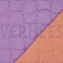 STEPPED GRAPHIC SQUARE LILAC / APPRICOT (thumbnail)
