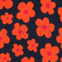 TEDDY FLOWERS NAVY/CORAL (thumbnail)